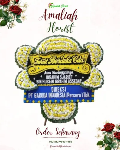 Papan Bunga Duka di Pitrosari